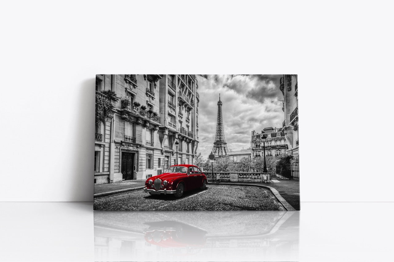 Tablou Canvas Paris În Alb Și Negru