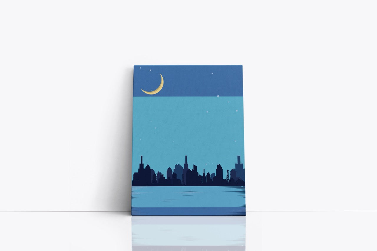 Tablou Canvas Oraș Minimalist II