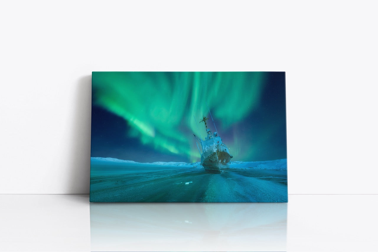 Tablou Canvas Aurora Boreală II