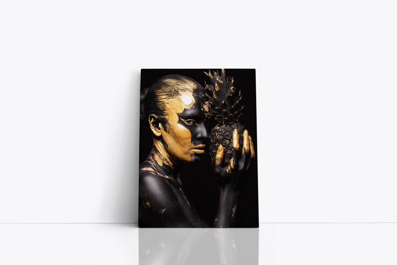 Tablou Canvas Dark Pineapple