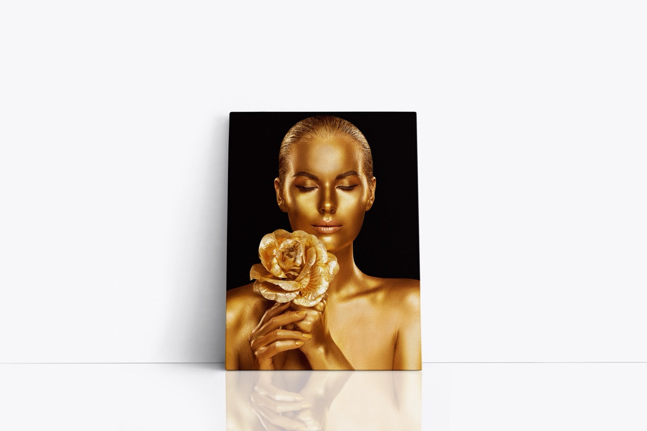 Tablou Canvas Gold Roses