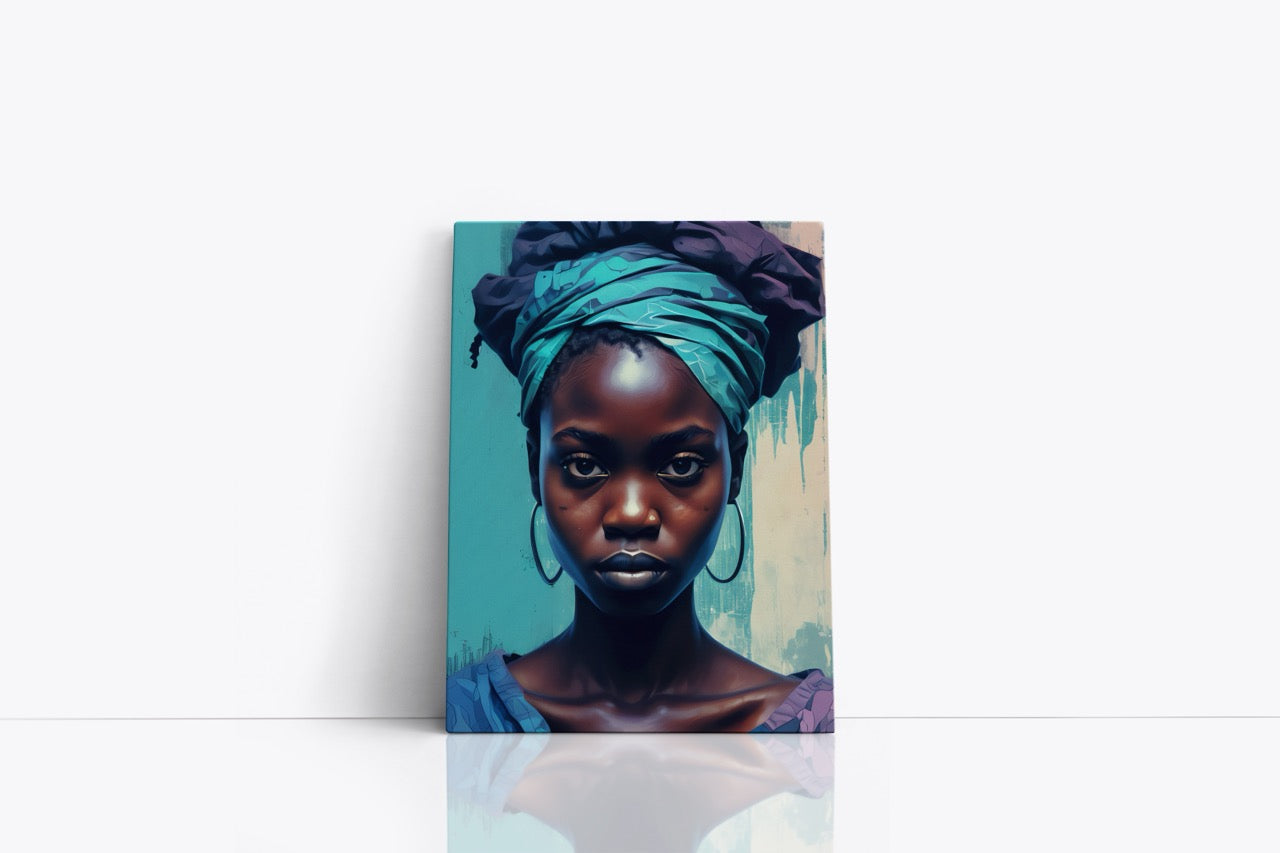 Tablou Canvas Africa Blue