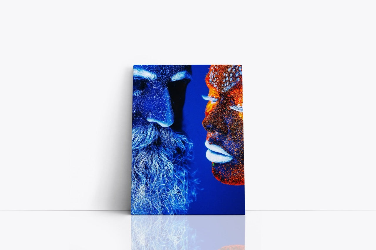 Tablou Canvas Apa Și Focul Portret