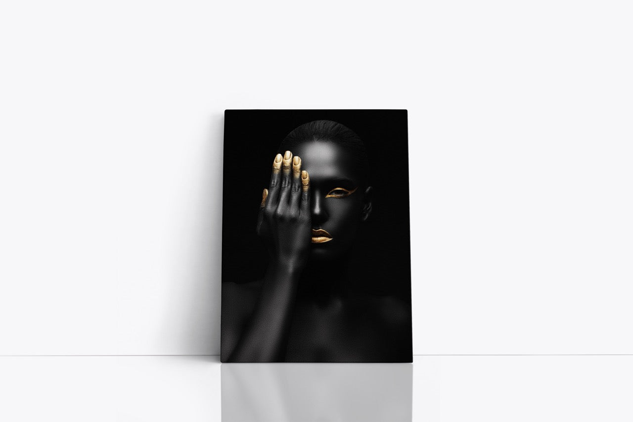 Tablou Canvas Gold Finger