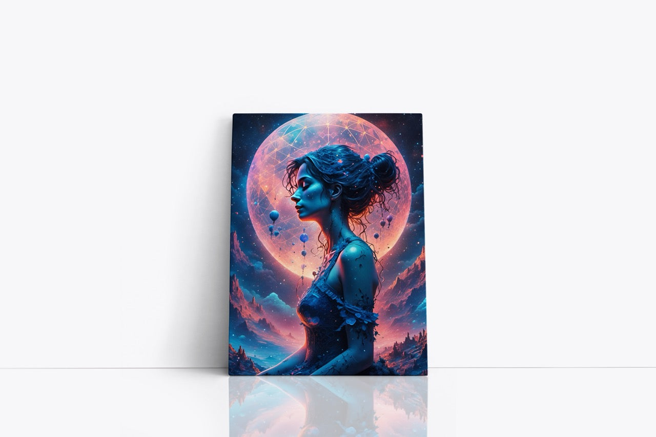 Tablou Canvas Digital Moon