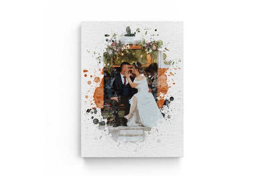 Tablou Personalizat Watercolor Portret V