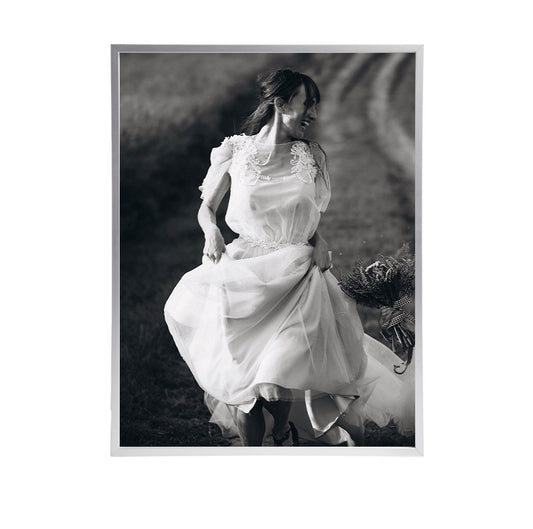Rama Foto Alurea Bianco Artico  Premium Metal