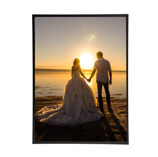 Rama Foto Alurea Satin Black  Premium Metal